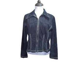 Ellemenno Vintage Y2K 90s Full Zip Up Jacket‎ Size Medium